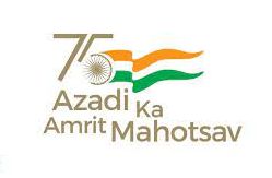Logo 75 Jahre Azadi Ka Amrit Mahotsa
