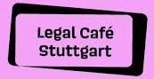 Legal Café Stuttgart Logo: Schwarze Schrift auf Pink